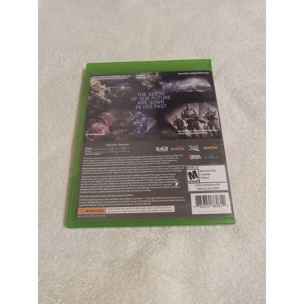 Halo‎ The Master Chief Collection Xbox One Game Complete Authentic